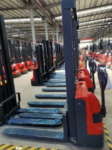 1.0-1.5T Walkie Pallet Stacker | FORKFOCUS Material handing equipment