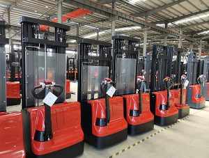 1.0-1.5T Walkie Pallet Stacker | FORKFOCUS Material handing equipment