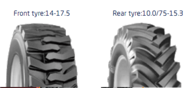 tire on FF forklift