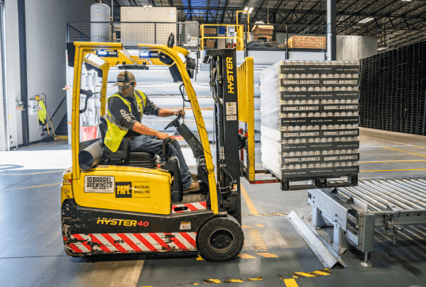 forklift driving