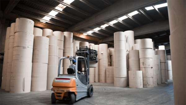 ForkFocus forklift attachment matched to the load