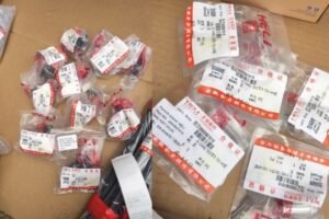 Genuine Heli forklift parts with original labels and packaging