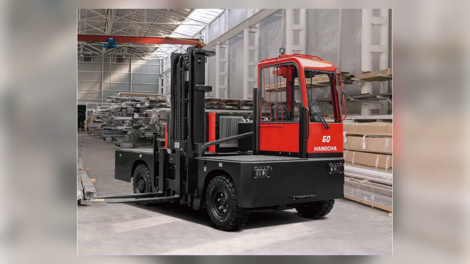 3.0, 5.0 and 6.0 t Side Loaders side and working-condition view