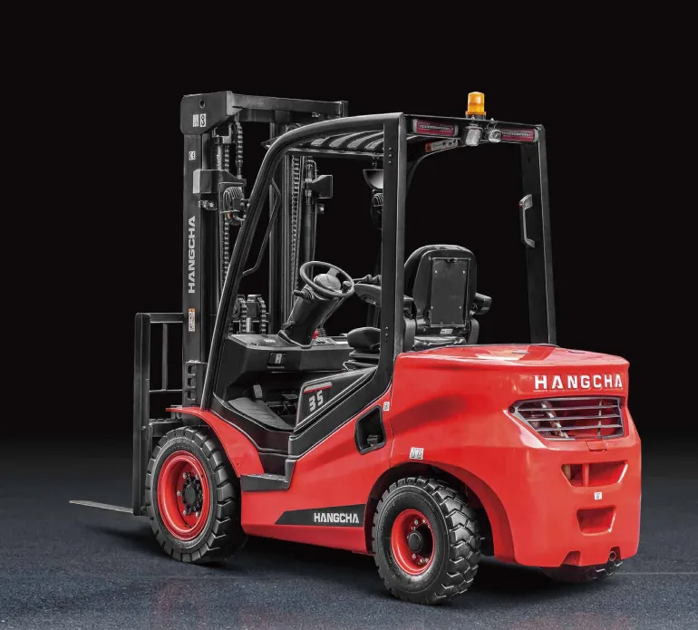 Hangcha XF Series LPG forklift photographed before delivery