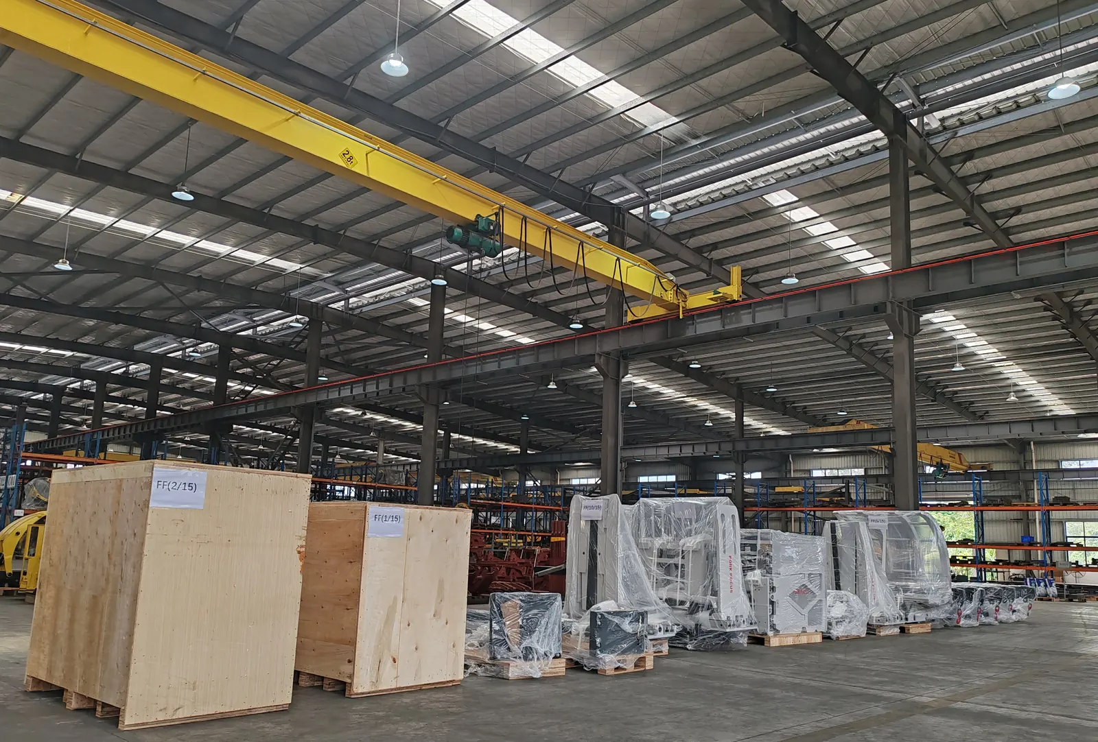 Forklift Attachment export packing checked before dispatch
