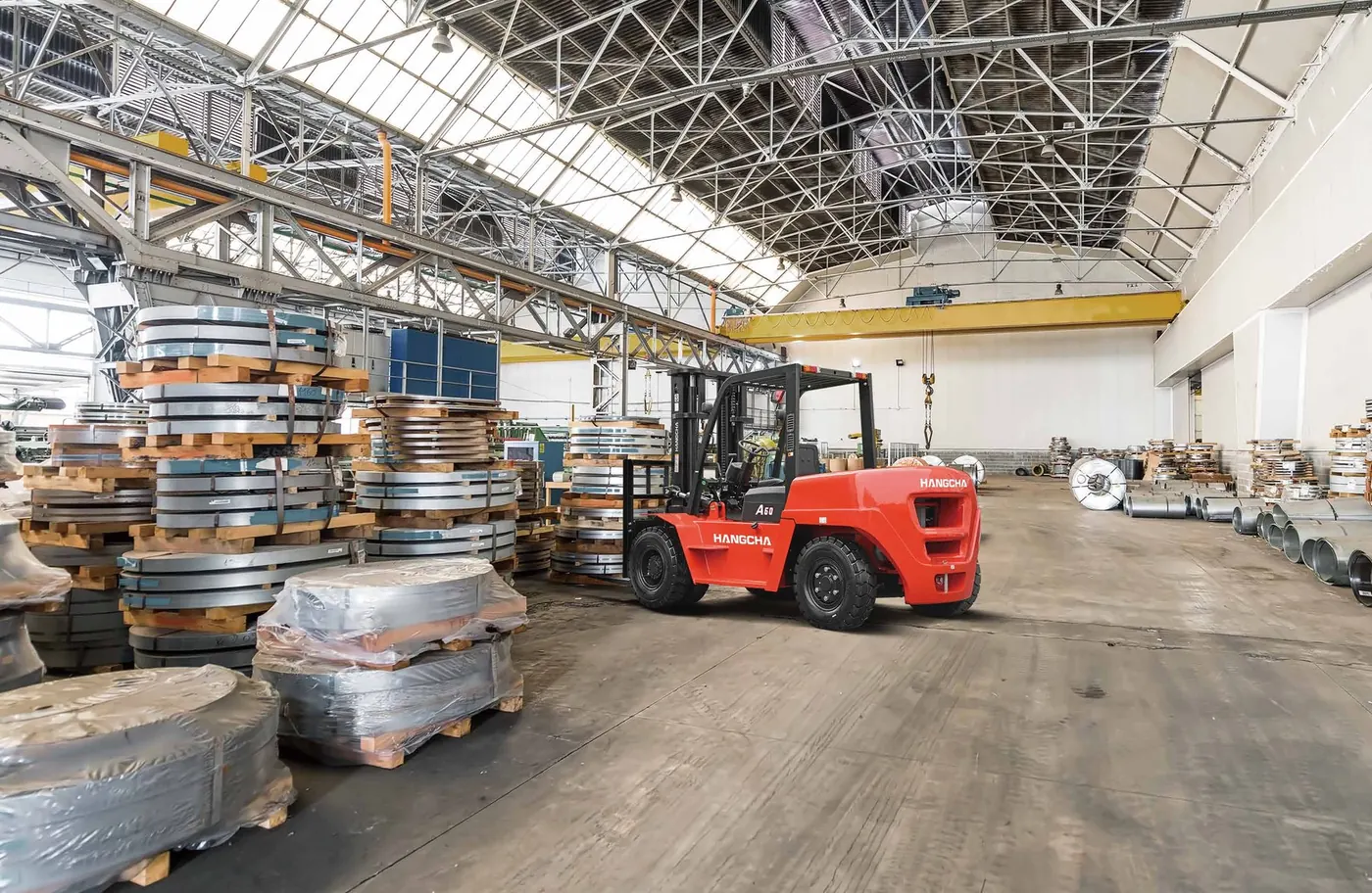 A Series 5.0–7.0 t IC forklifts working and configuration view