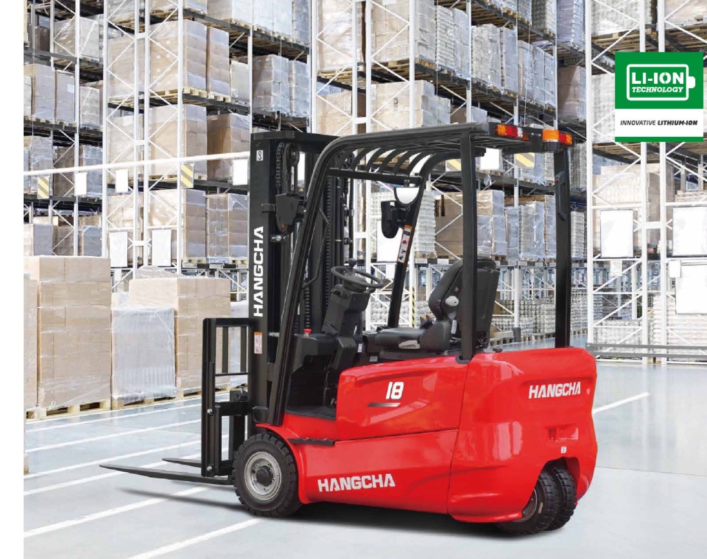 A Series electric forklift