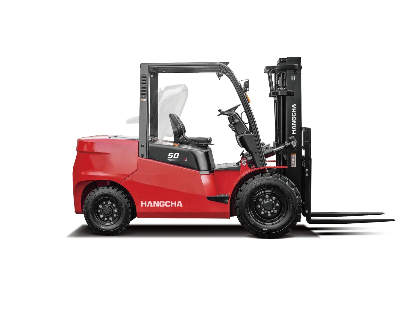 A2 Series 4.0–5.5 t IC forklifts operator, mast, engine or application detail