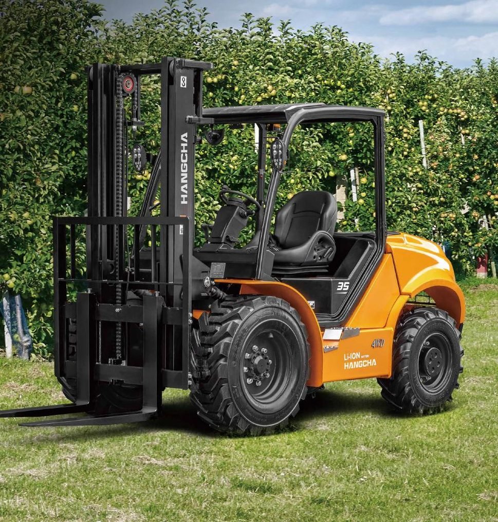 Hangcha high-voltage lithium rough-terrain forklift
