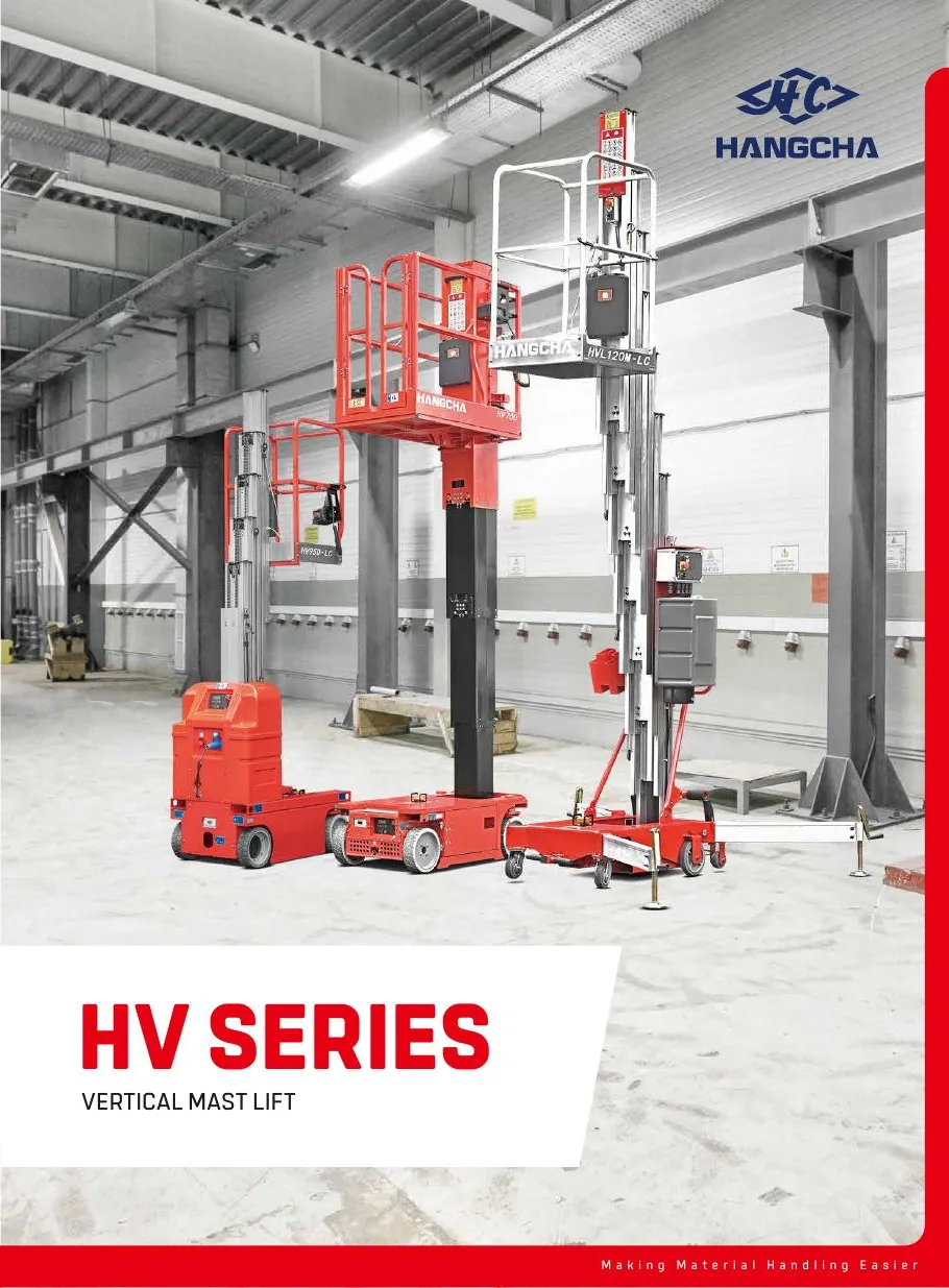 Hangcha HV Series vertical mast lifts