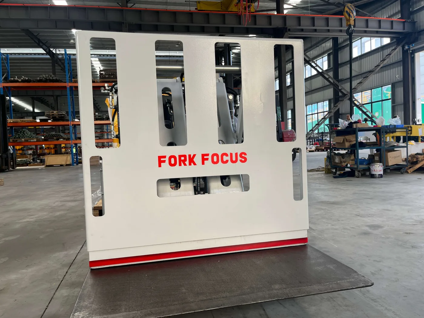 Complete push-pull attachment with platen and gripping faceplate