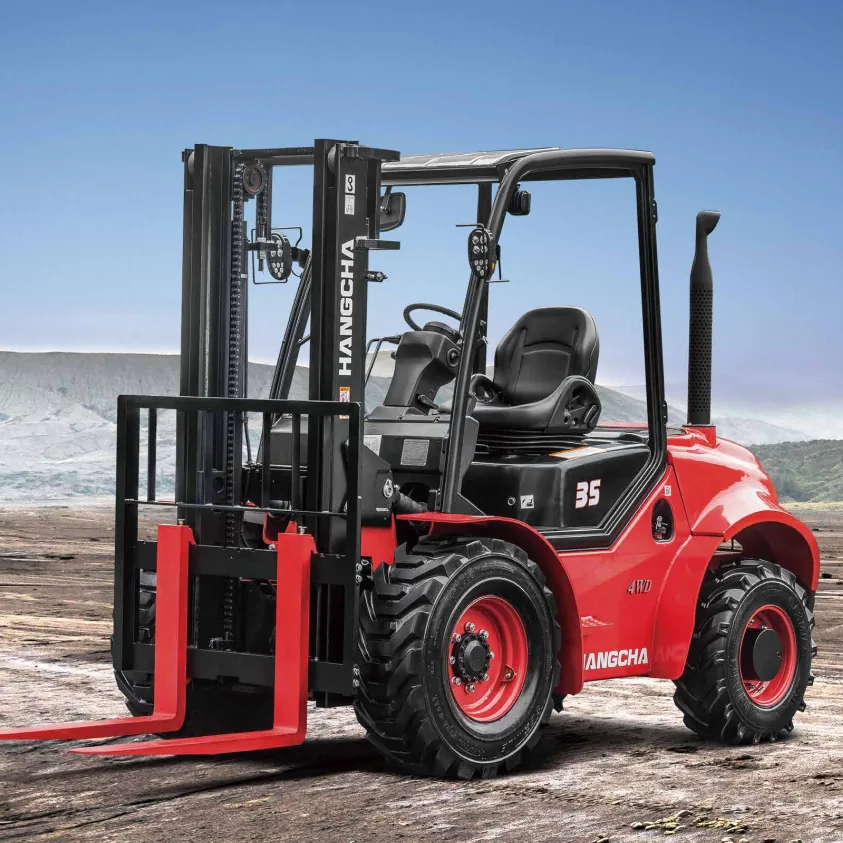 Class 7 rough terrain forklift and telehandler