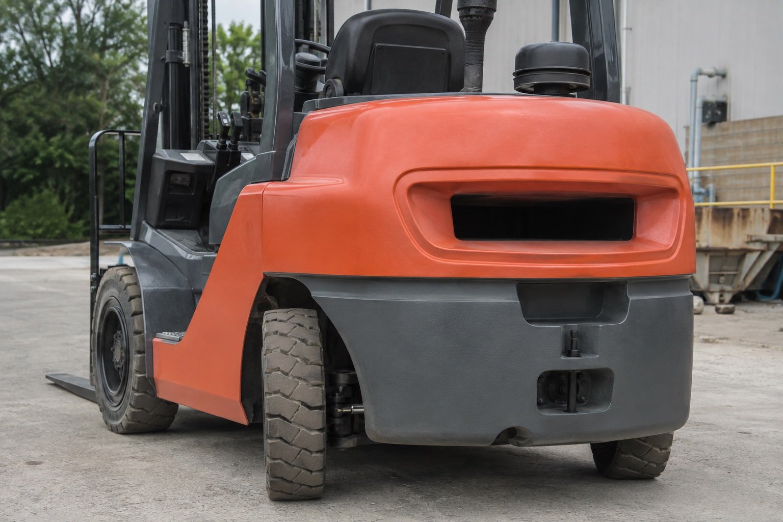 Forklift stability verified from approved data