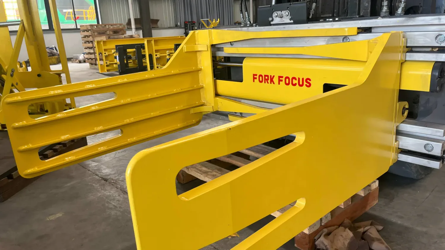 Bale clamp and forklift configured together