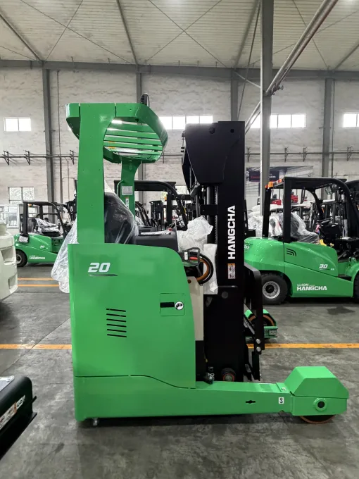 Hangcha reach truck for high warehouse racking