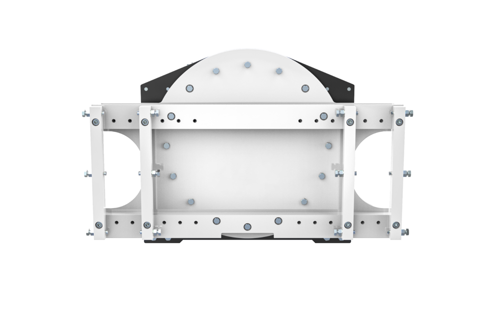 Rotator mounting frame and turntable