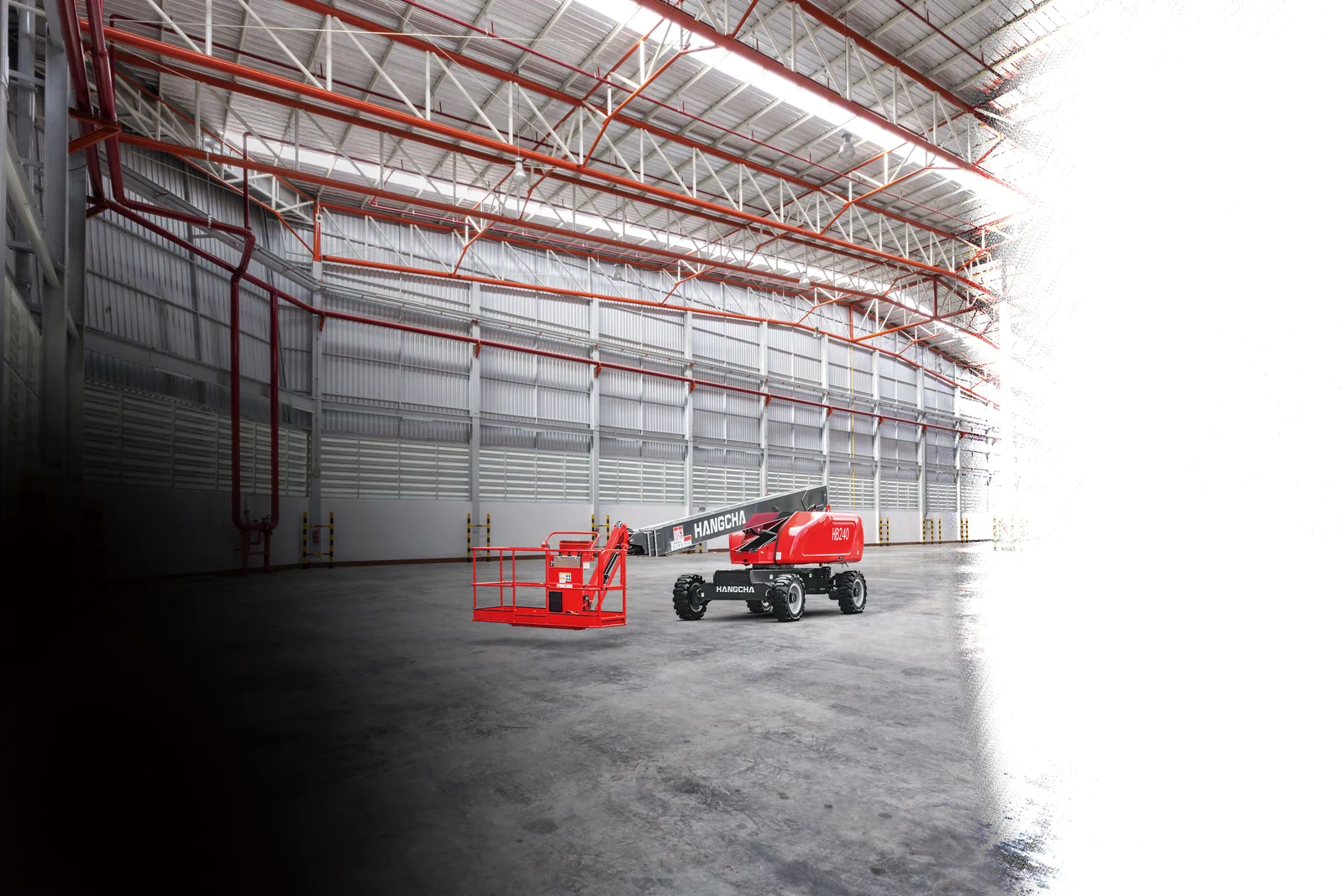 Hangcha HB Diesel Telescopic Boom Lifts operating detail