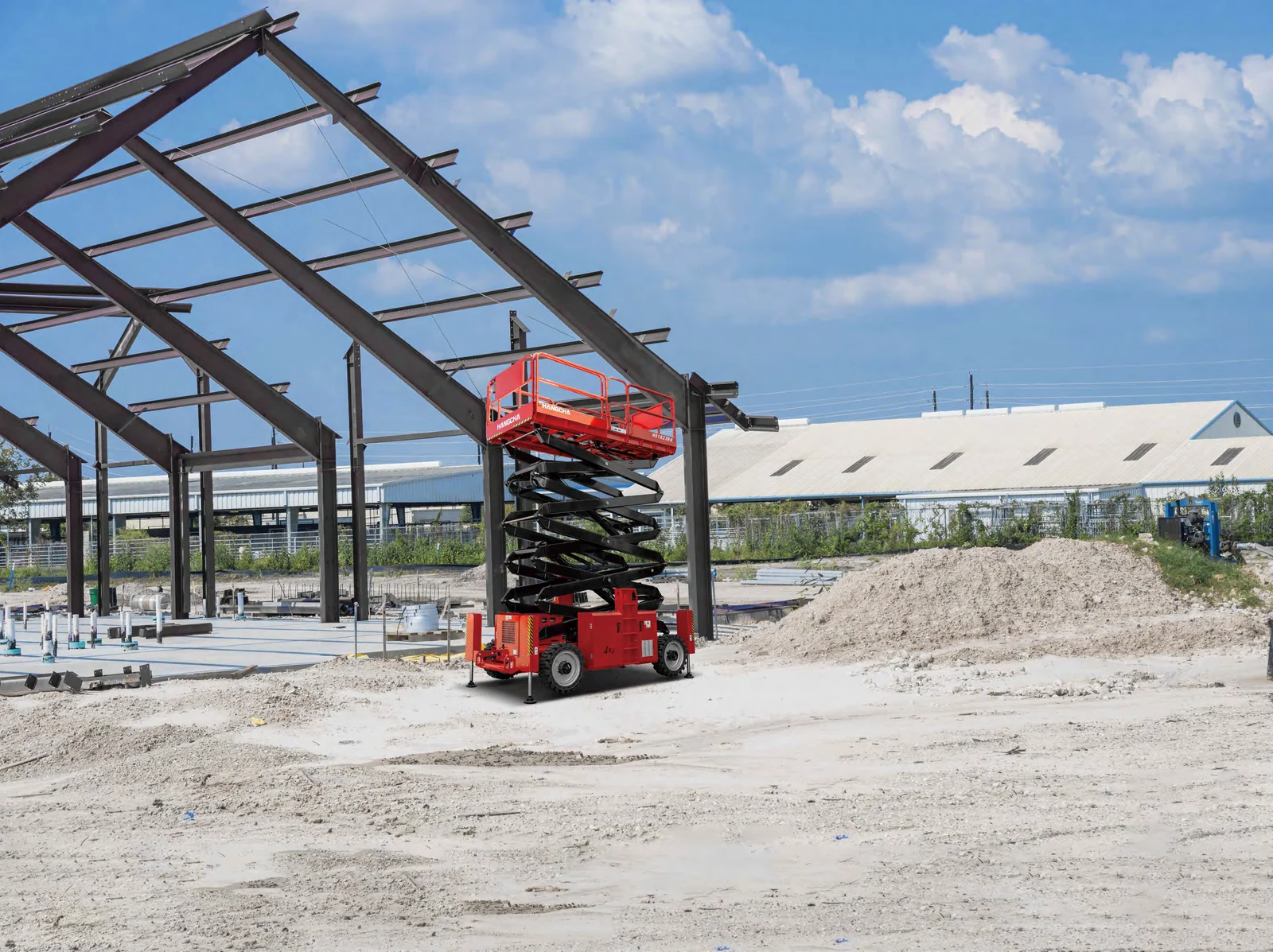 Hangcha HS diesel rough-terrain scissor lift family