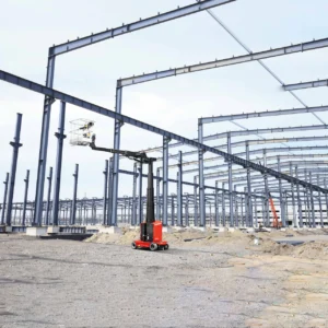 Self-Propelled Vertical Mast Lifts with Jib